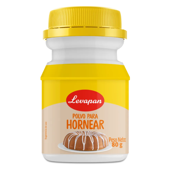 Tarro de Polvo para Hornear Levapan de 80 gramos